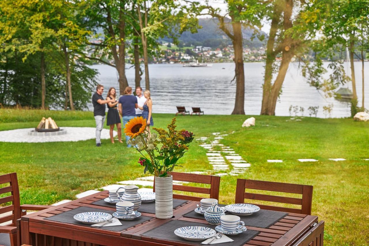 Seechalet Traunsee Ort im Innkreis エクステリア 写真
